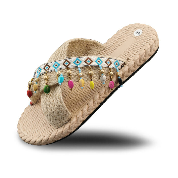 Chinelo Feminino Estilo Boêmio de Xishuangbanna W50_543029243 - Image 6