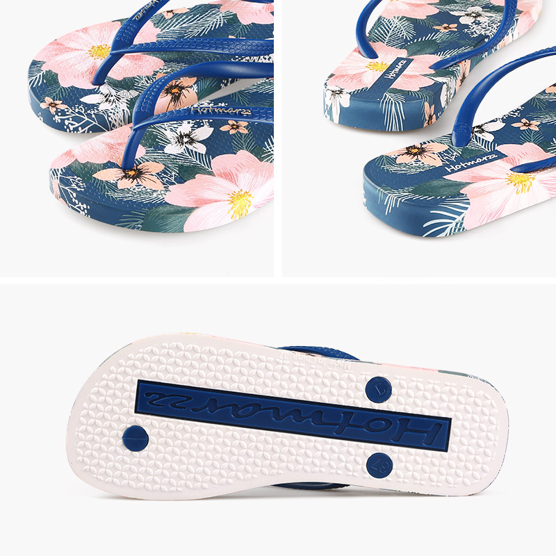 Chinelos Femininos Calçados Flip Flops Antiderrapantes para Praia Verão W50_7560211459
