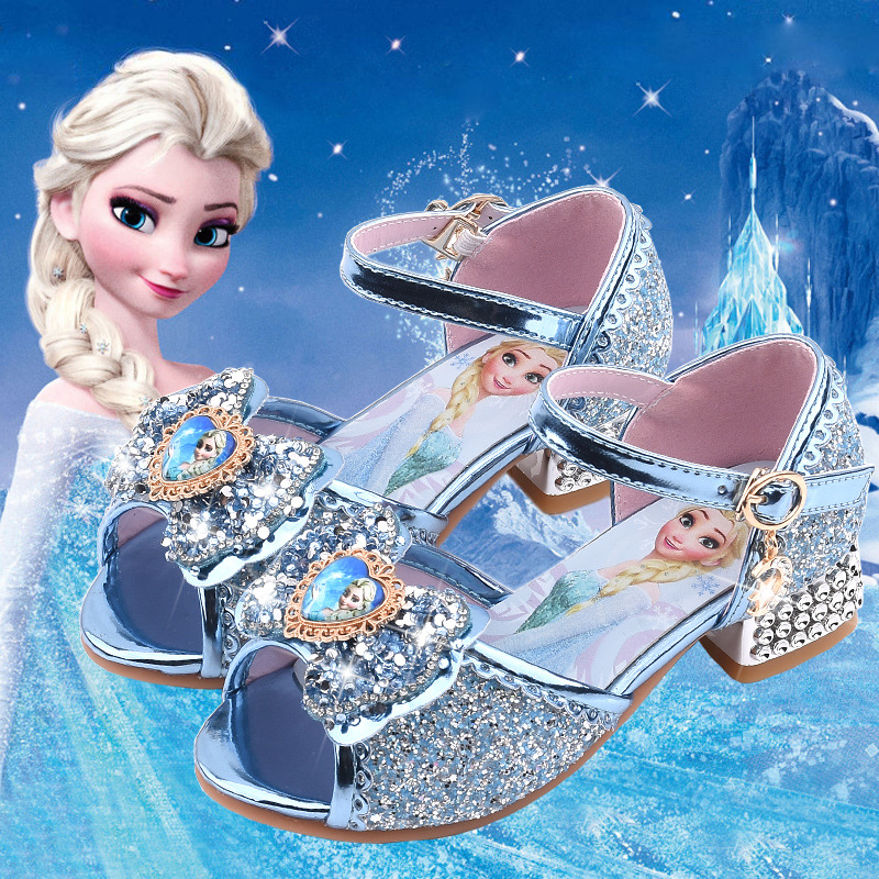 Sandálias para Meninas Frozen Aisha Princesa Sapatos de Cristal