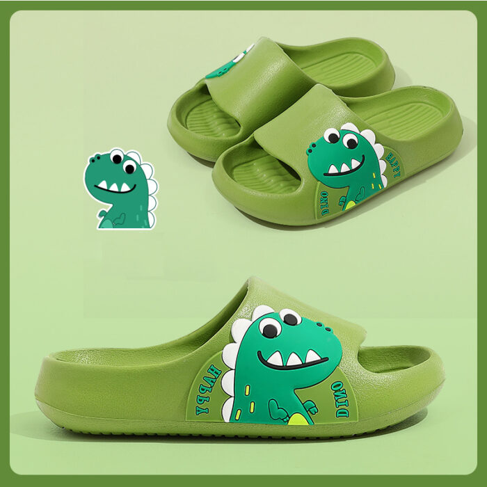 Chinelos de Verão em Cartoon para Crianças, Meninos e Meninas, Chinelos Antiderrapantes para Uso Interno em Casa para Crianças Grandes C30_9630210639 - Image 4