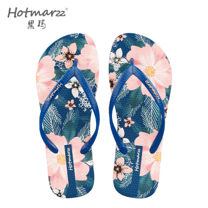 Chinelos Femininos Calçados Flip Flops Antiderrapantes para Praia Verão W50_7560211459 - Image 4